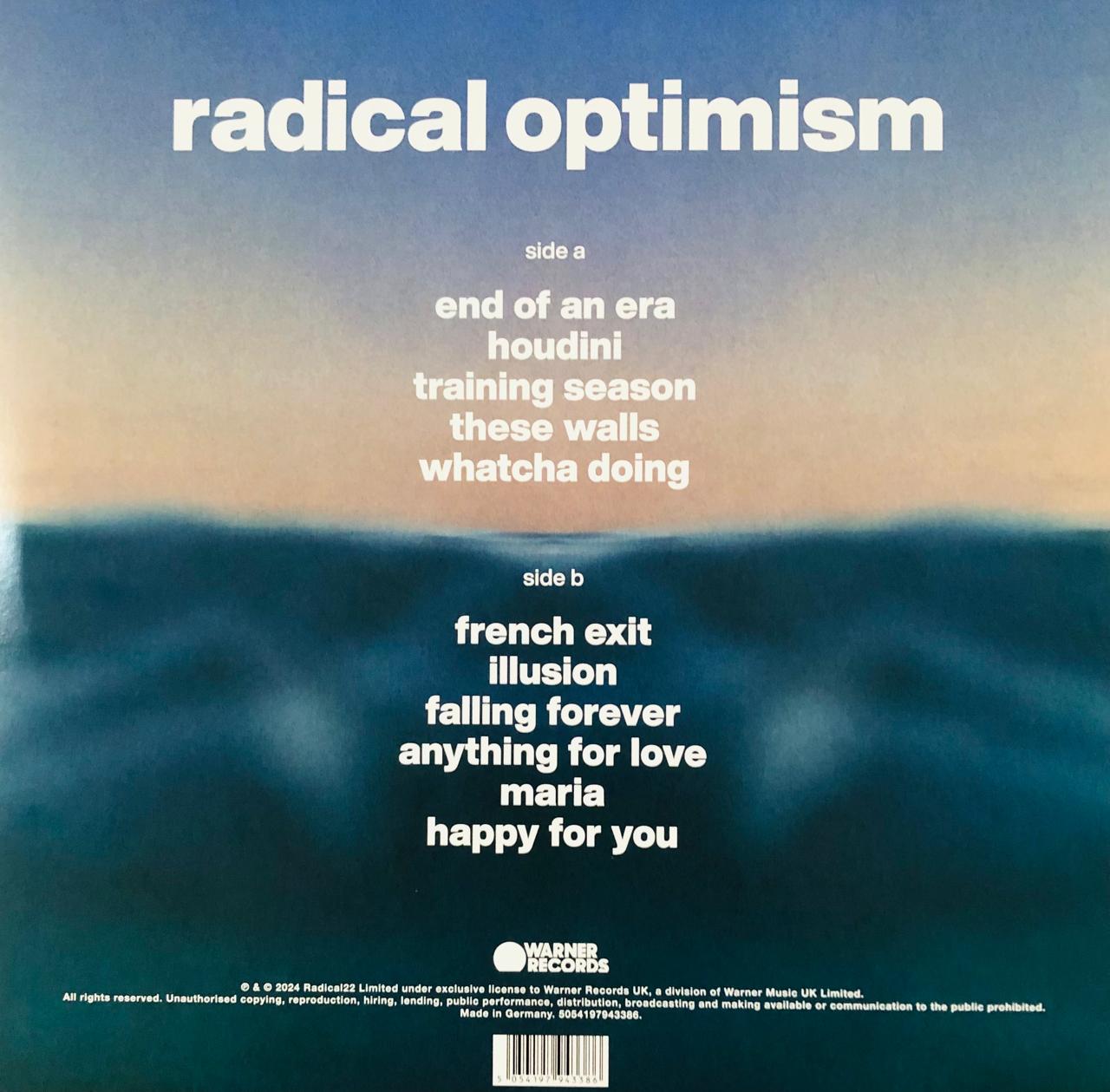 Dua Lipa Radical Optimism Aqua Azul Blue Lp Vinyl