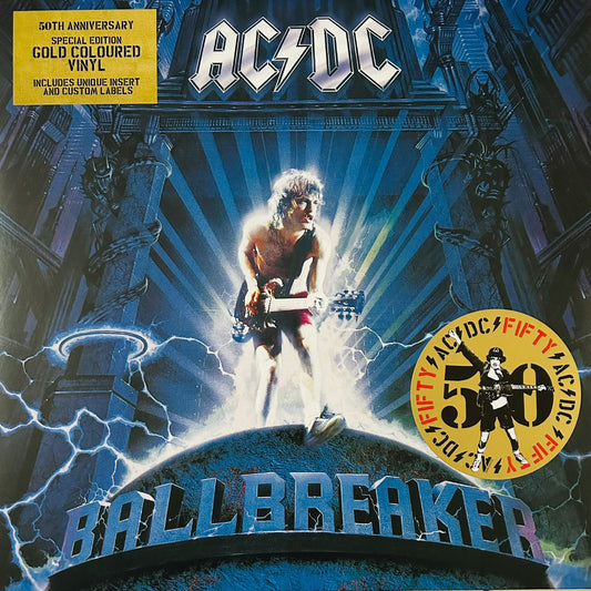 Ac/dc Ballbreaker 50th Anniversary Dorado Gold Lp Vinyl