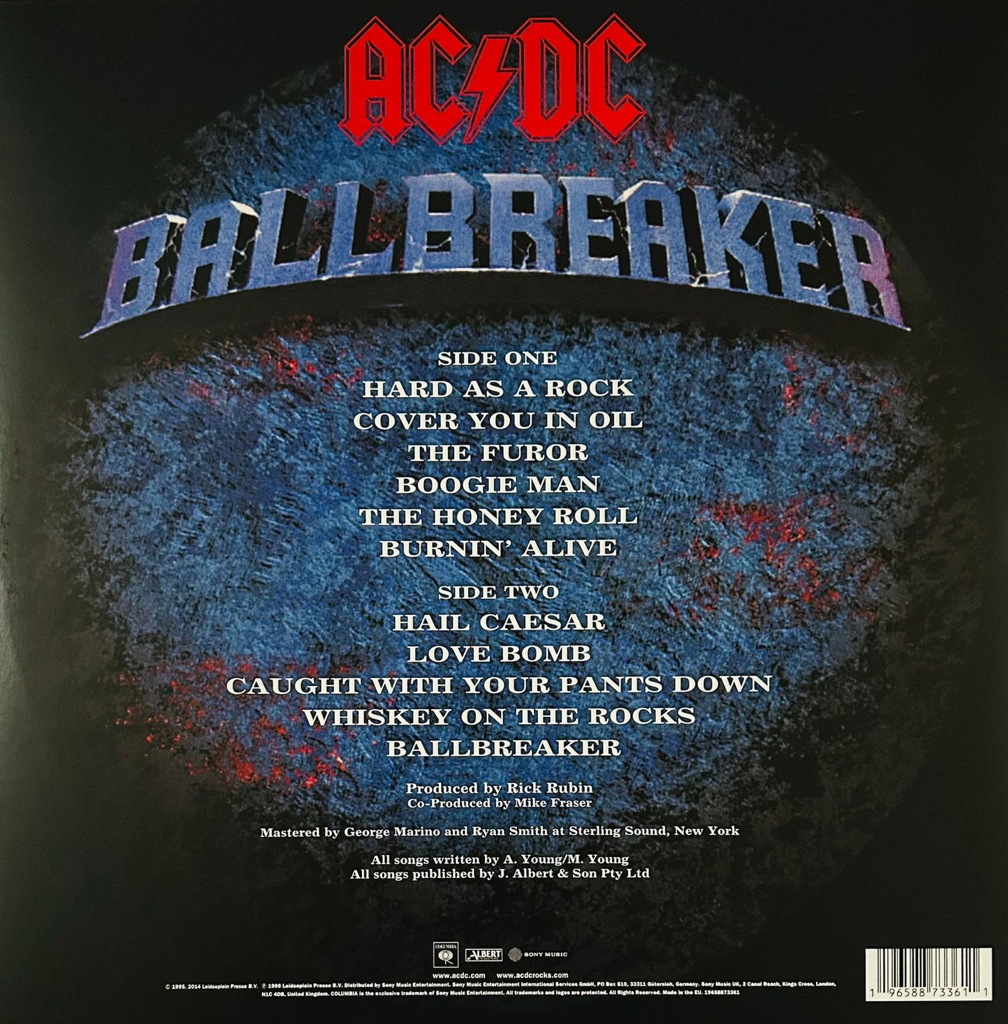 Ac/dc Ballbreaker 50th Anniversary Dorado Gold Lp Vinyl