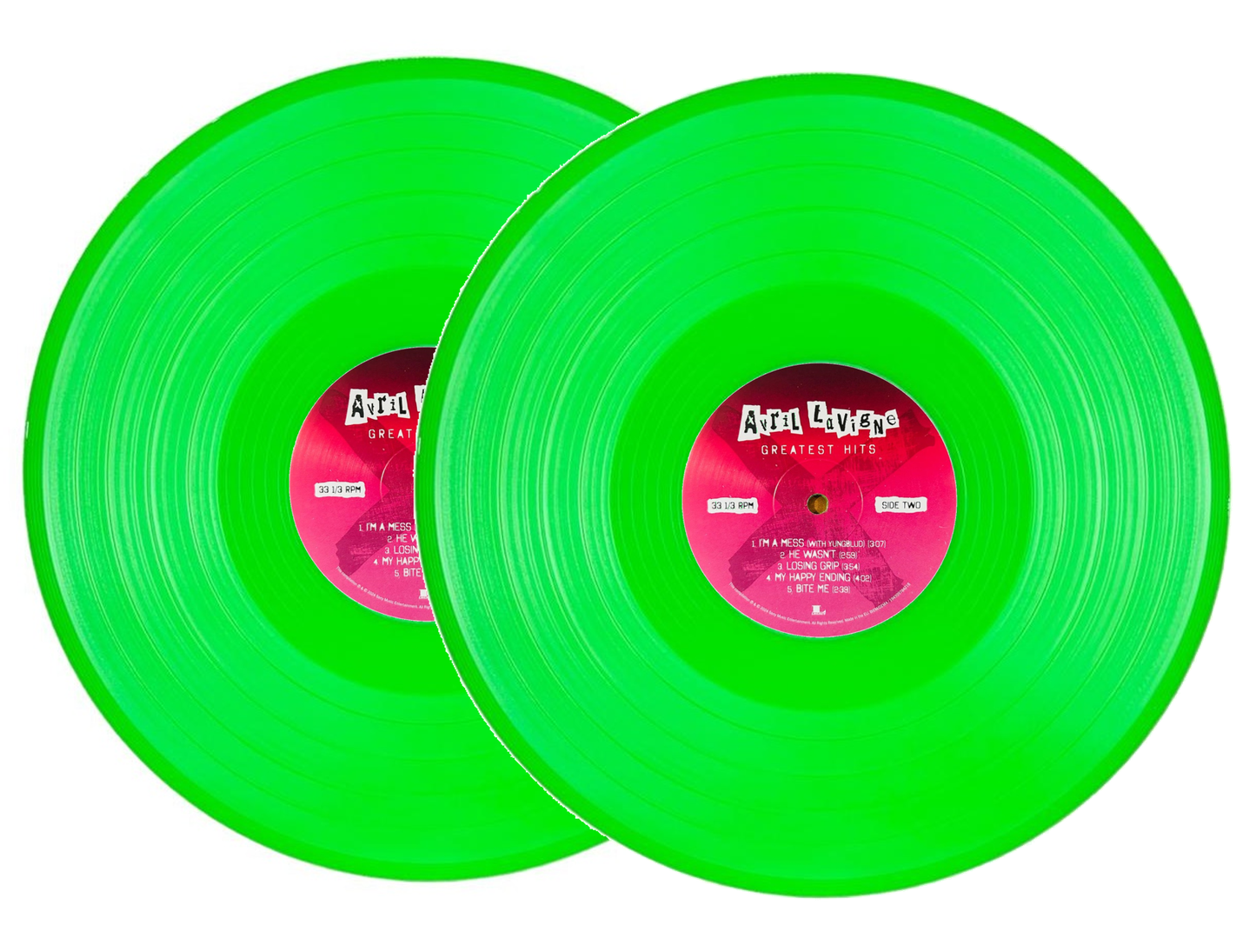 Avril Lavigne Greatest Hits Verde Green 2 Lp Vinyl