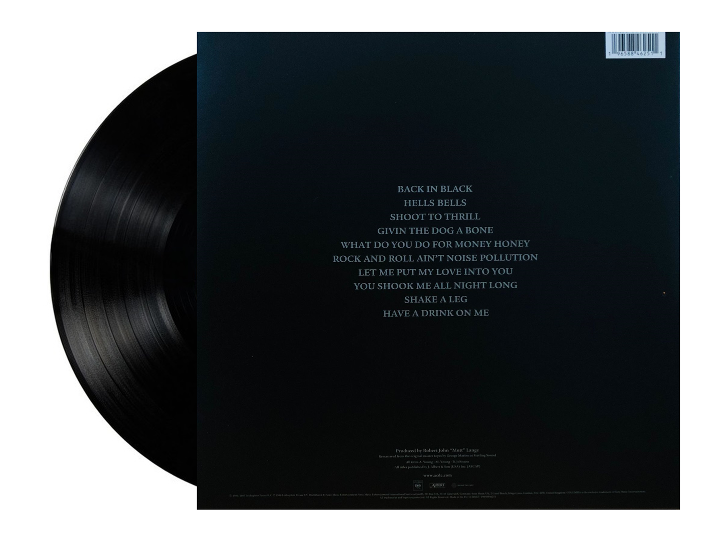 AC / DC - Back In Black / 50th Anniversary - Black Lp Vinyl