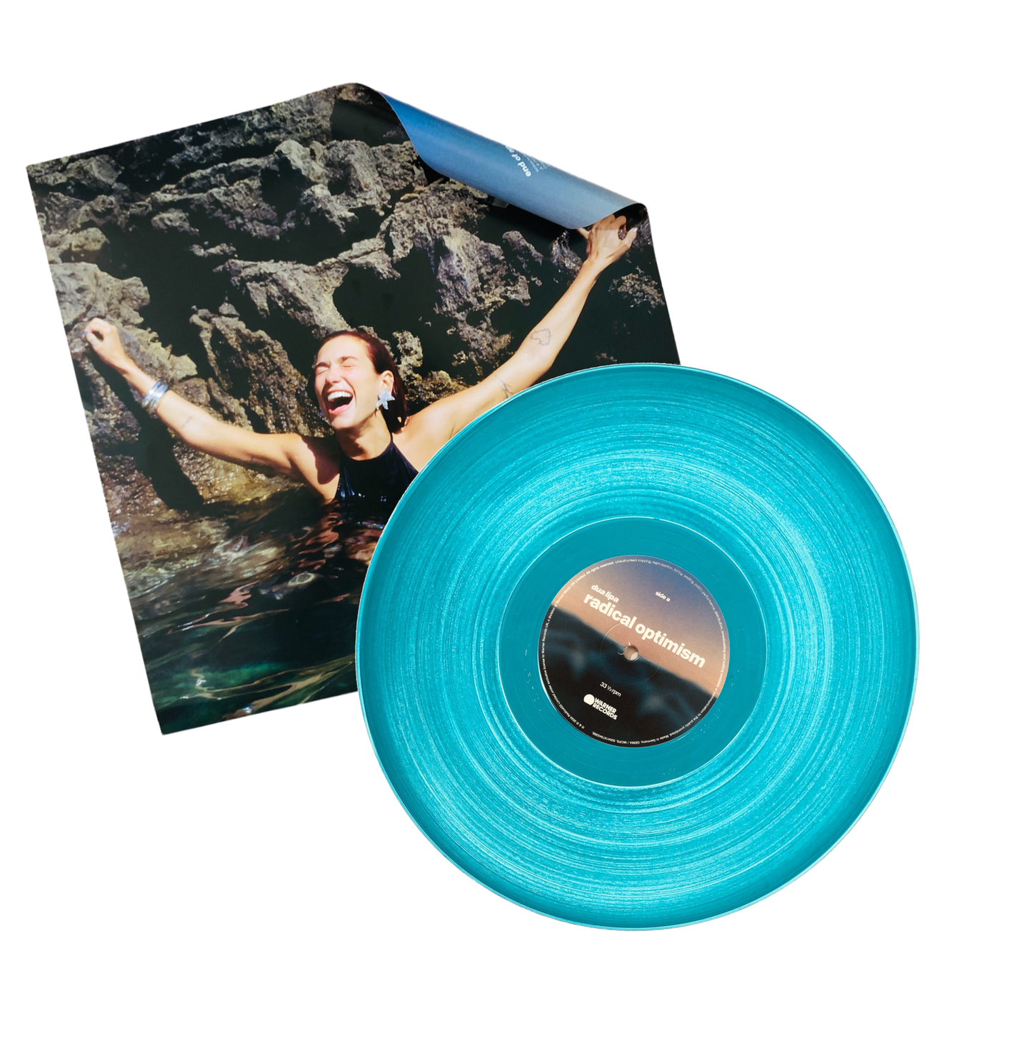 Dua Lipa Radical Optimism Aqua Azul Blue Lp Vinyl