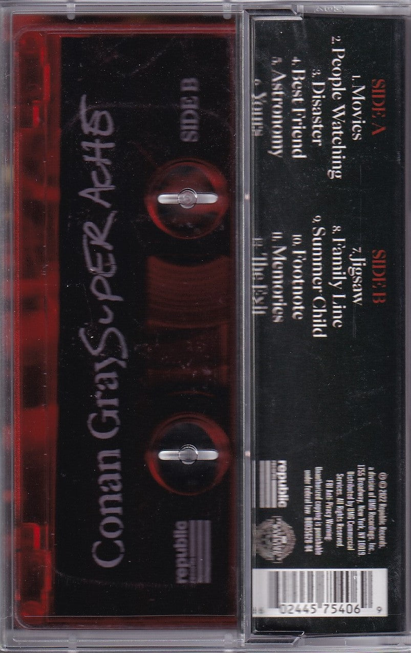 Conan Gray Superache Rojo Red Importado Cassette