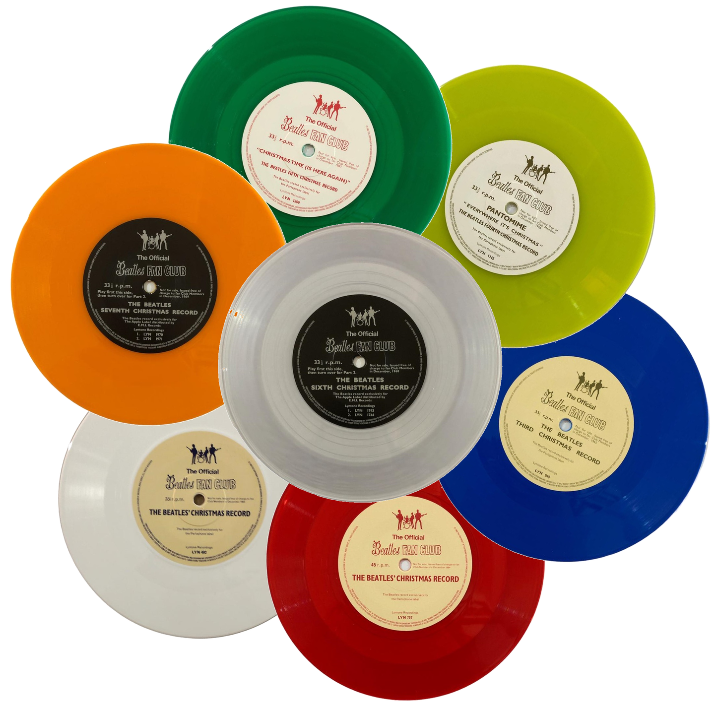 The Beatles - Happy Christmas / Beatle People - Box 7 Lp Vinyl