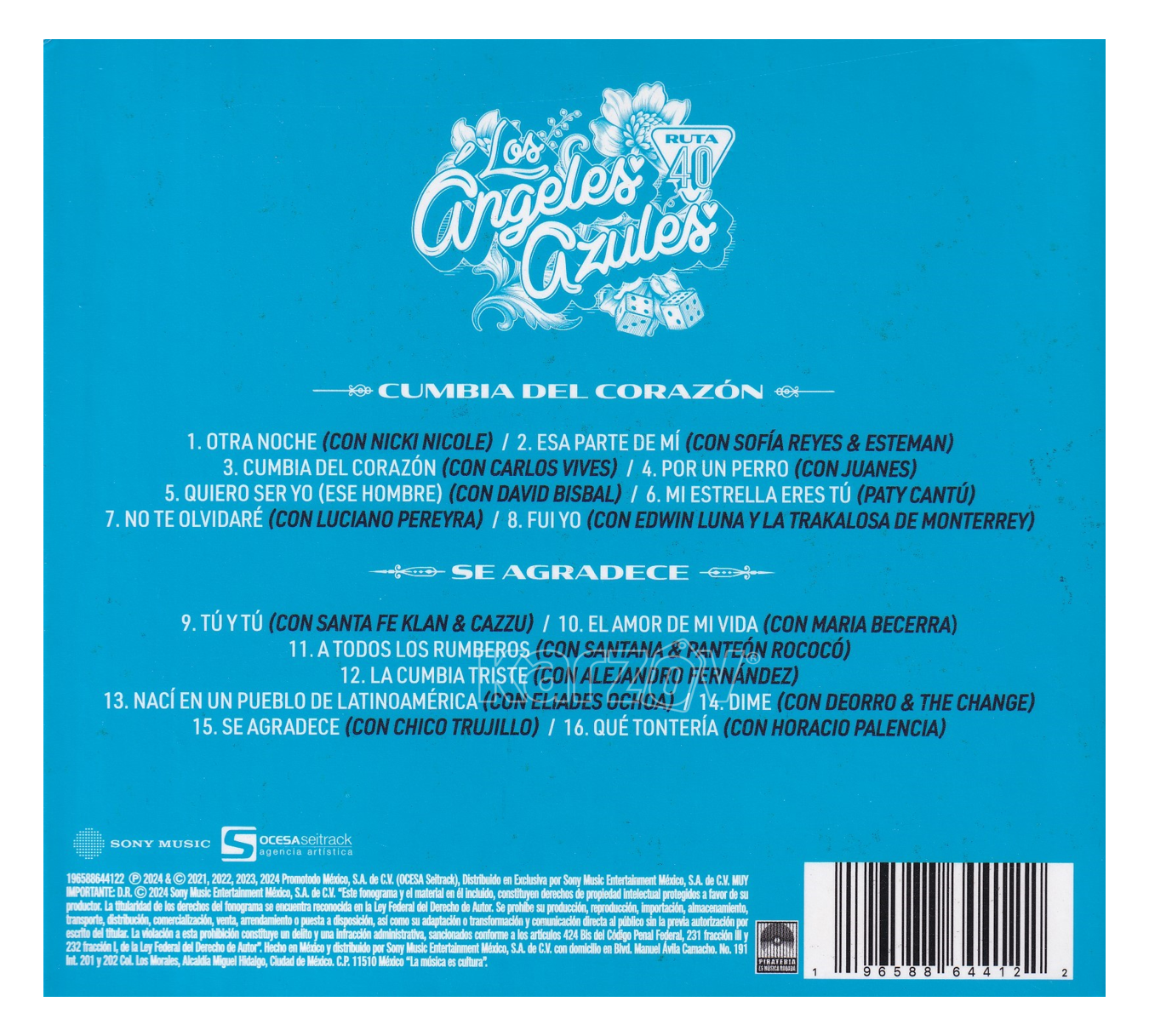 Los Ángeles Azules - Ruta 40 - Cd