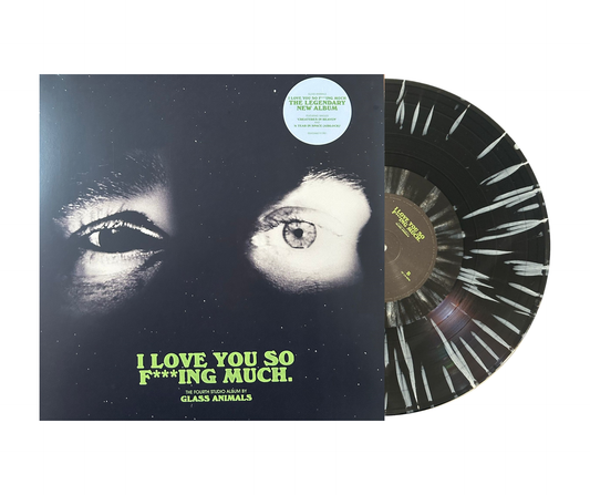 Glass Animals I Love You So F***ing Much Black & White Splatter Lp Vinyl