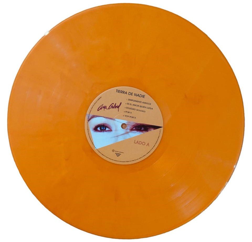 Ana Gabriel Tierra De Nadie Naranja Orange Lp Vinyl