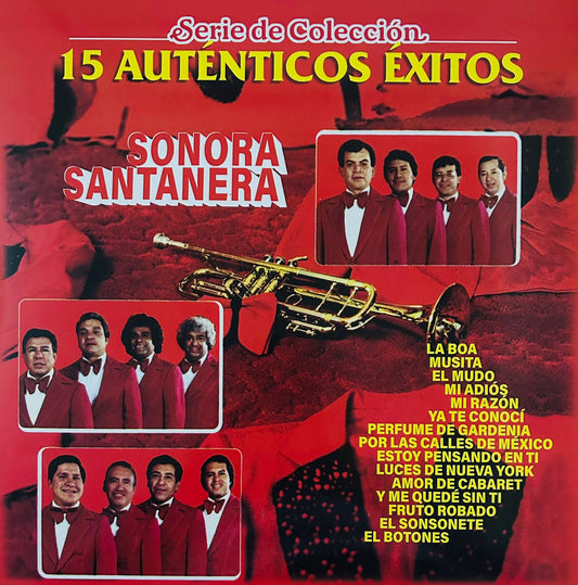 La Sonora Santanera 15 Autenticos Exitos Transparente Clear Lp Vinyl