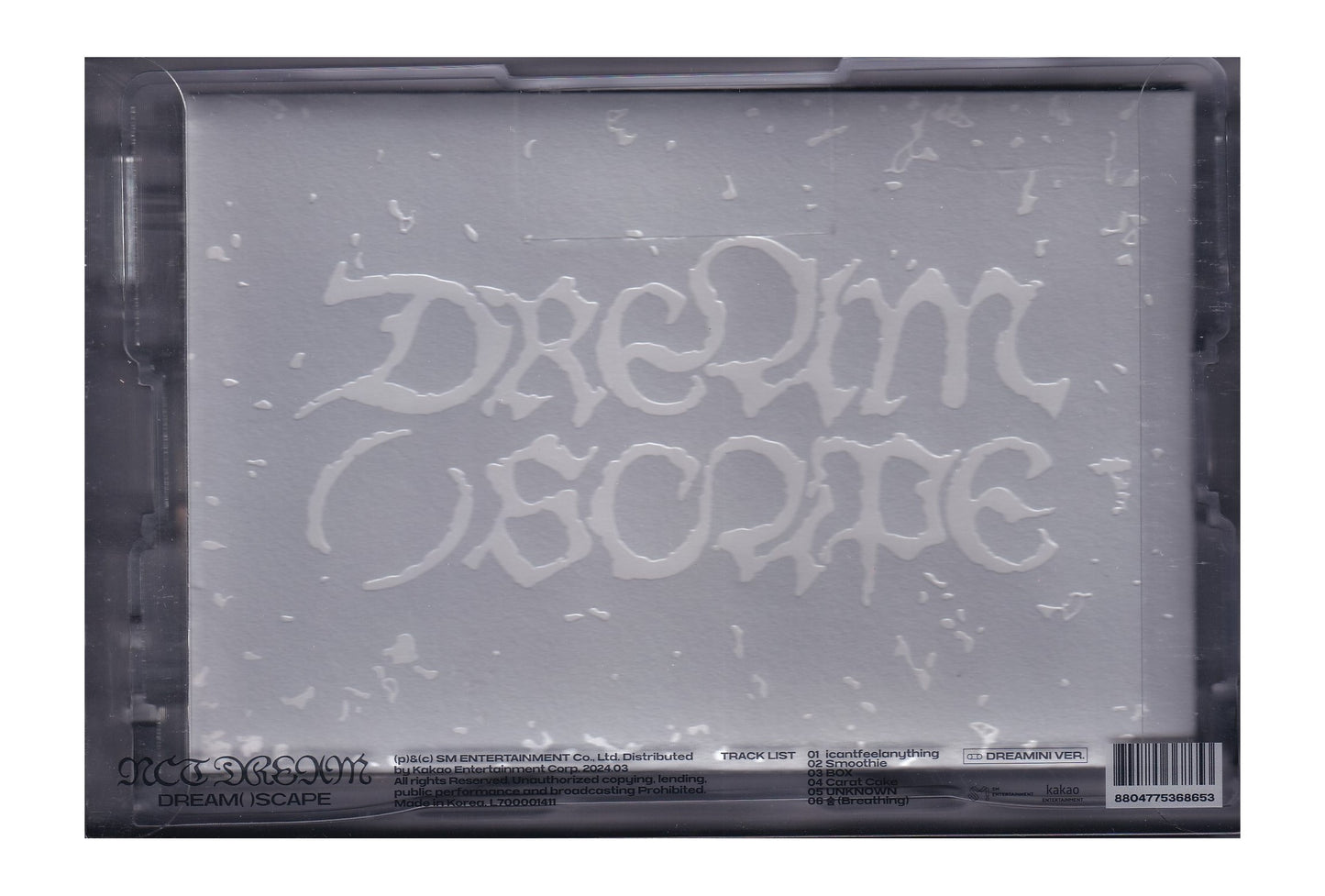 Nct Dream Album Oficial Dream( )scape Dreamini Ver. Case