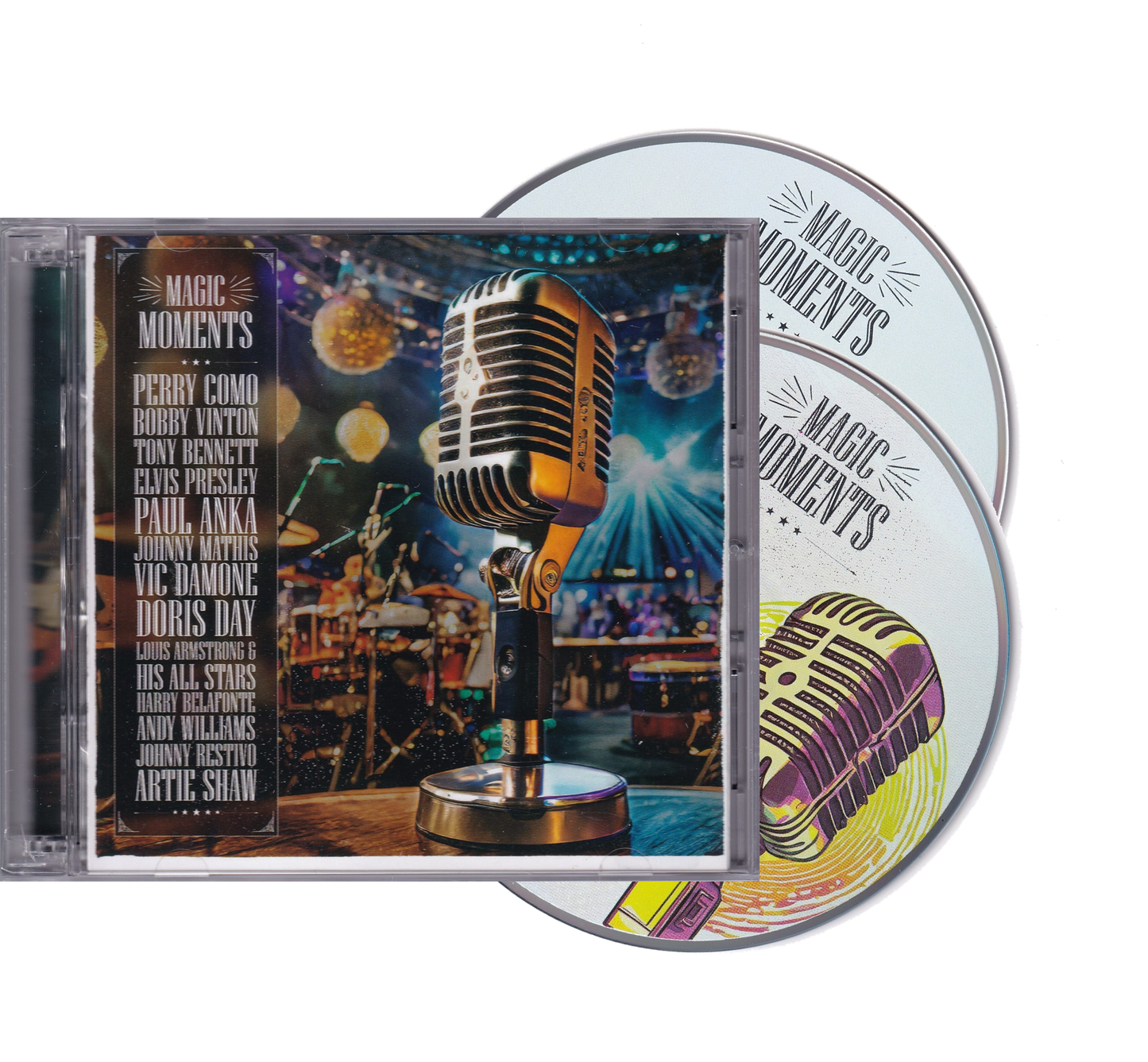 Magic Moments Tony Bennett & Bobby Vinton & Presley 2 Discos Cd