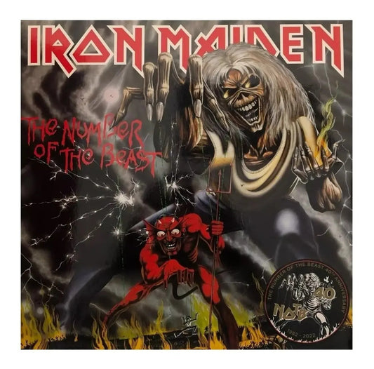 Iron Maiden The Number Of The Beast Lp Acetato Vinyl