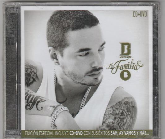 J Balvin La Familia B Sides Cd + Dvd