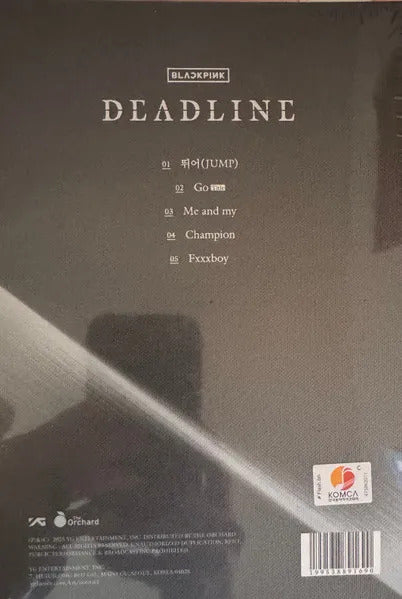 Blackpink 3rd Mini Album Deadline Original Versión Jennie