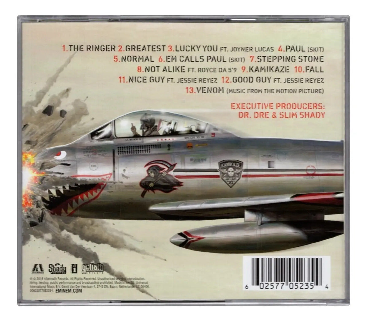 Eminem Kamikaze Disco Cd Con 13 Canciones