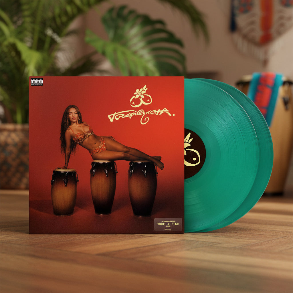 Karol G Tropicoqueta 2 Lp Vinyl Tropical Blue