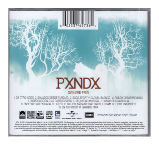 Panda Sangre Fria 2 Discos Cd + Dvd