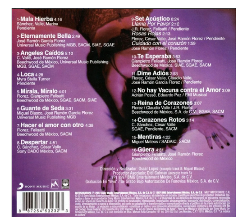 Alejandra Guzman La Guzman Disco Cd