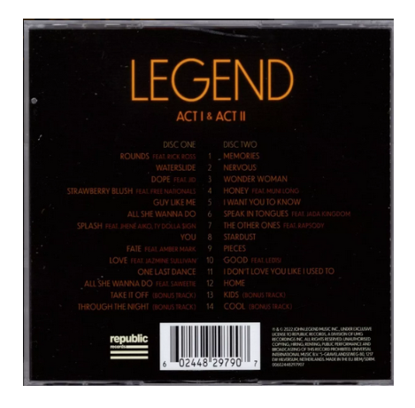 John Legend Legend / Deluxe 2 Discos Cd