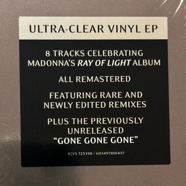 Madonna Veronica Electronica Lp Vinyl Ultra - Clear