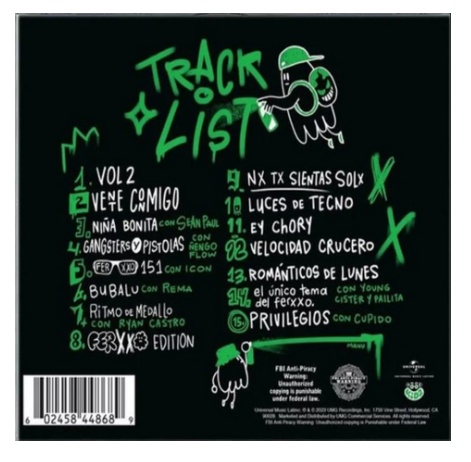 Feid Mor No Le Temas A La Oscuridad Disco Cd