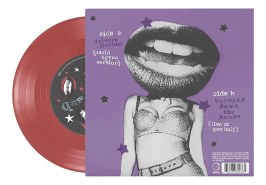 Olivia Rodrigo & David Byrne Drivers License Burning Vinyl