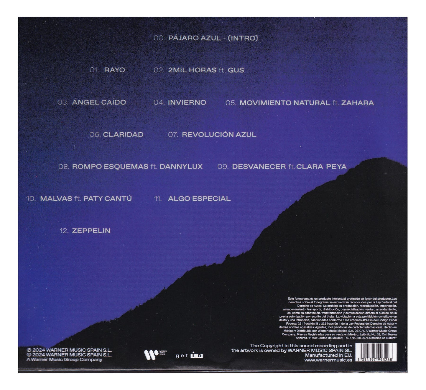 Leo Rizzi Pajaro Azul Disco Cd