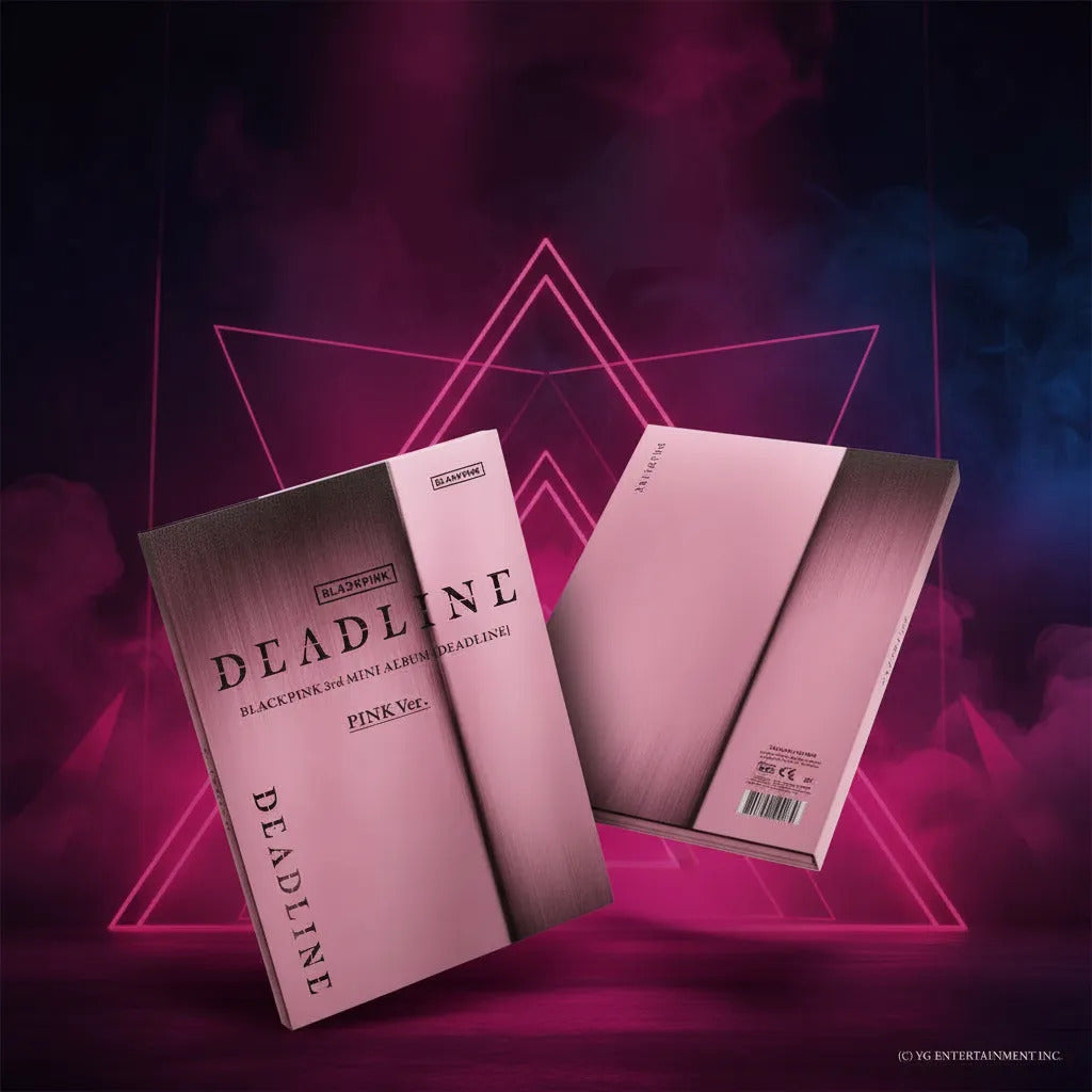 Blackpink 3rd Mini Album Deadline Photobook Original Int. Pink Edition
