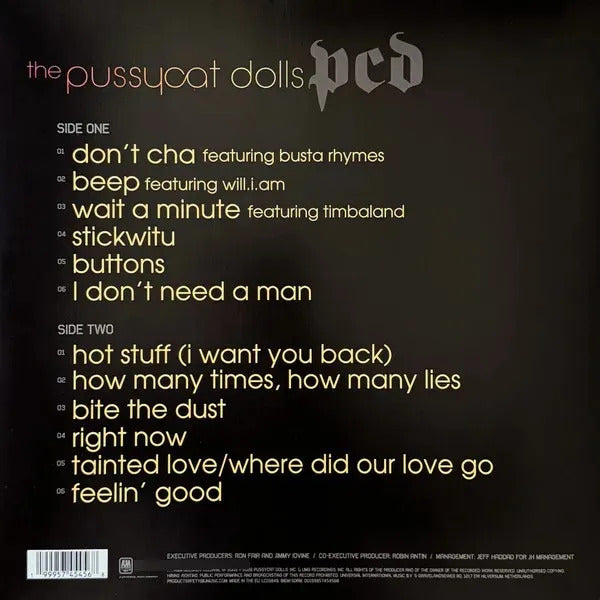 The Pussycat Dolls Pcd Lp Vinyl