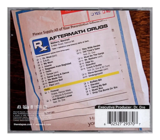 Eminem - Relapse Refill - 2 Discos Cd 's (27 Canciones)