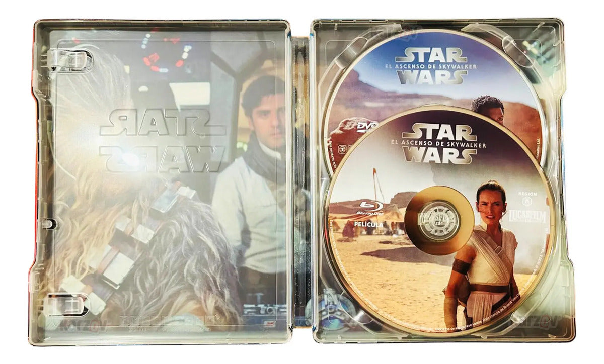 Star Wars 9 El Ascenso De Skywalker Steelbook Blu-ray + Dvd