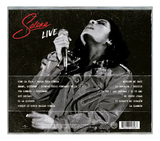 Selena Live Memorial Coliseum Corpus Christi Texas Cd