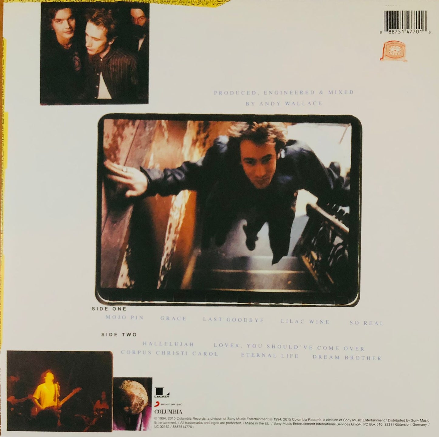 Jeff Buckley Grace Importado Lp Vinyl