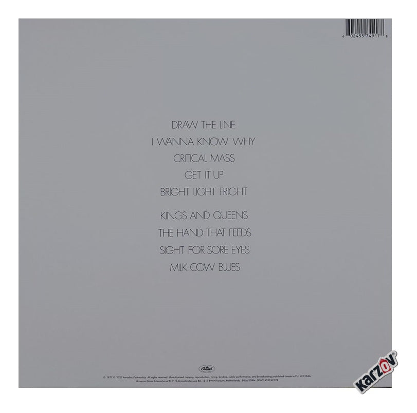 Aerosmith Draw The Line Lp Vinyl