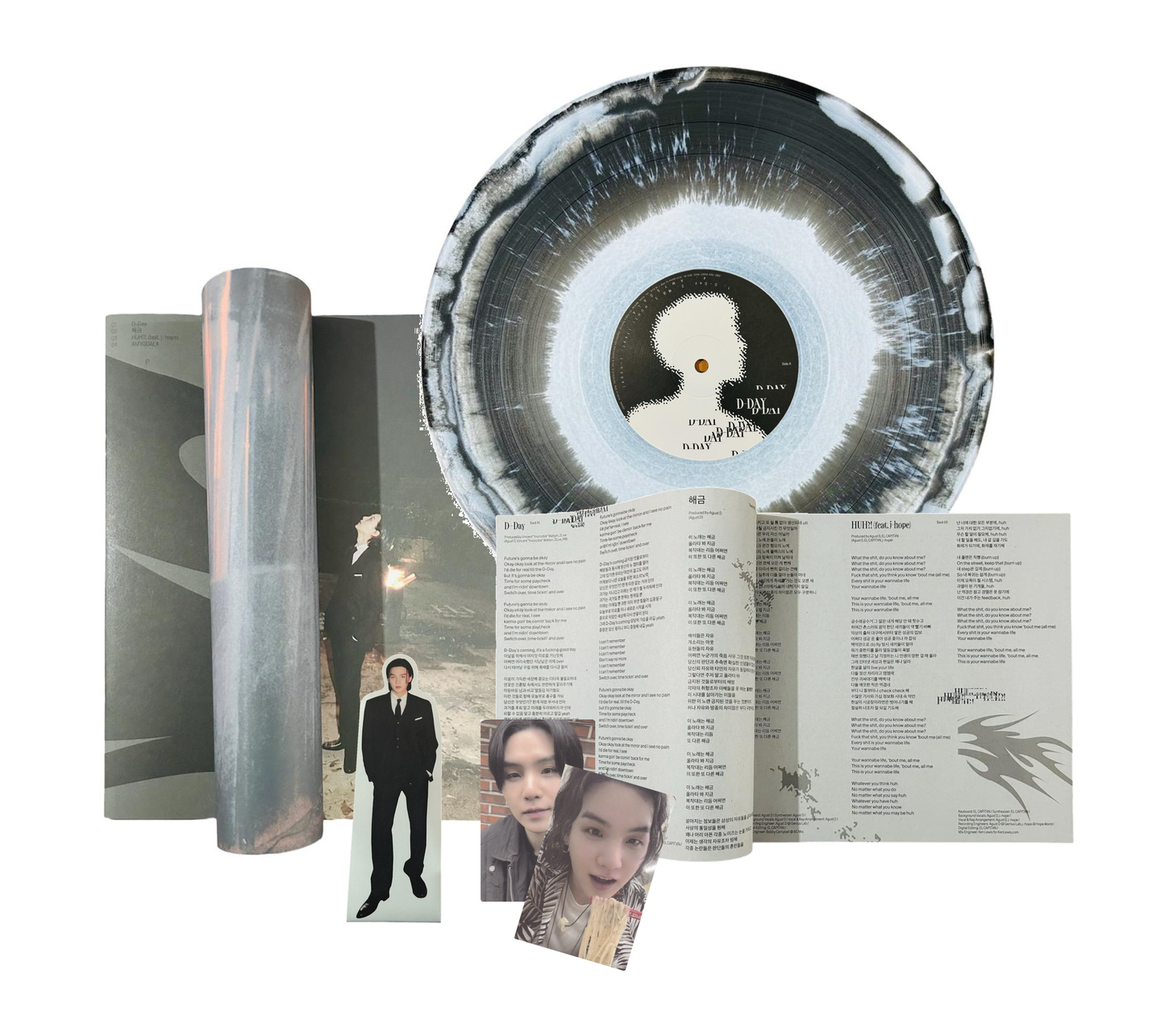 Agust D ( Suga Bts ) D-day Splatter Lp Vinyl