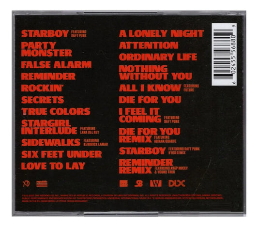 The Weeknd Starboy Deluxe Disco Cd