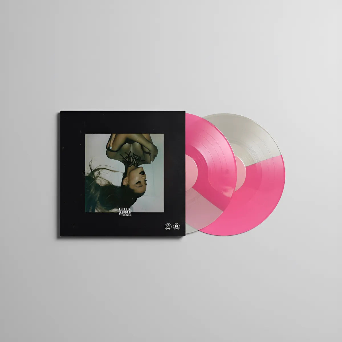 Ariana Grande Thank U Next 2 Lp Vinyl Half Clear Pink