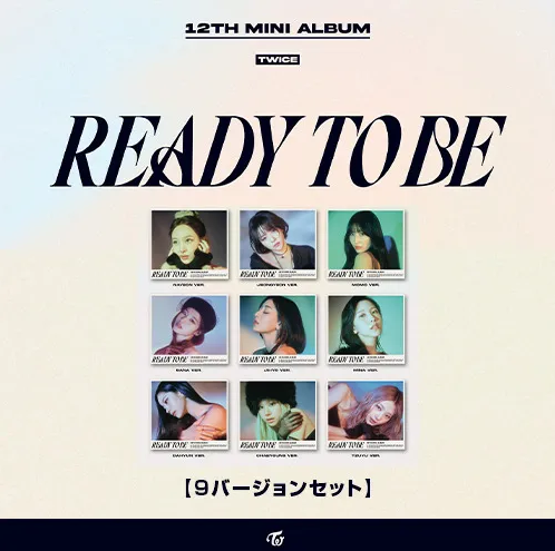 **Twice Ready To Be 12th Mini Album Disco Cd / Version Mina