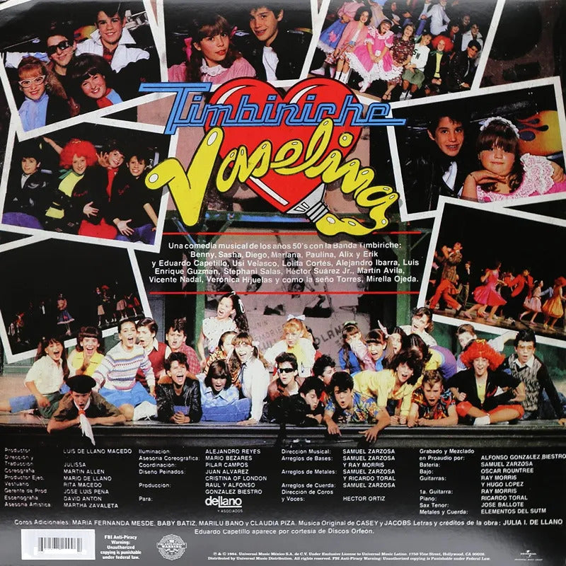 Timbiriche Vaselina Lp Vinyl