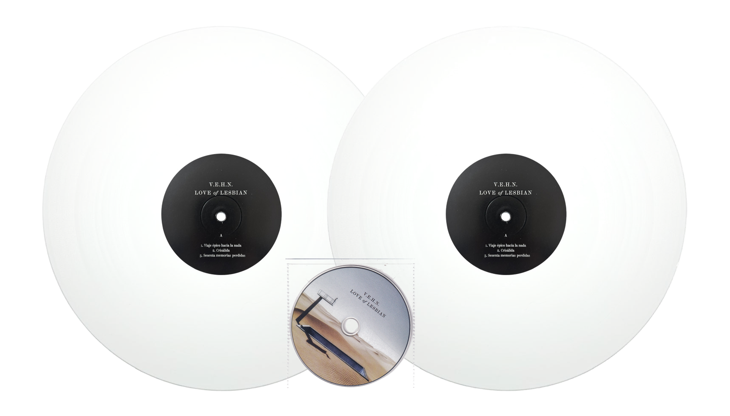 Love Of Lesbian V.e.h.n Blanco Cd + 2 Lp Vinyl
