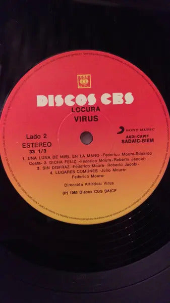 Virus Locura Lp Vinyl