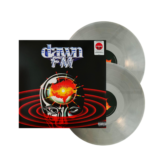 The Weeknd Dawn Fm Artwork Translucent Silver 2 Lp Vinyl