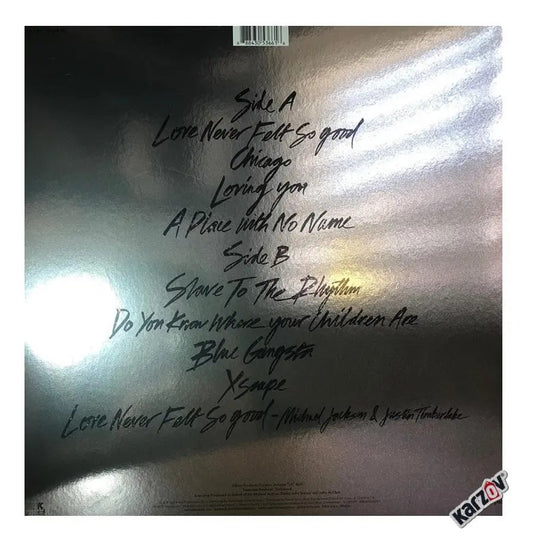 Michael Jackson Xscape Lp Vinyl