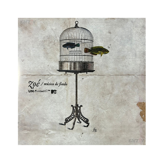 Zoe Musica De Fondo Unplugged Mtv NEGRO Black 2 Lp Vinyl