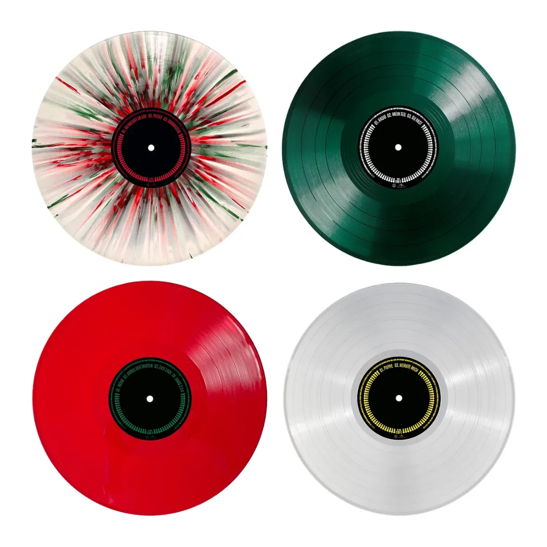 Rammstein Live In Mexico City Limited Colored 4 Lp Vinyl