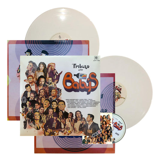 Los Baby's Tributo A Los Baby's White 2 Lp Vinyl + Dvd