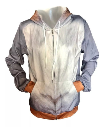 Sudadera Con Gorro Porg Star Wars Estampado Unisex