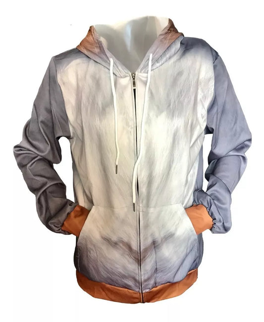 Sudadera Con Gorro Porg Star Wars Estampado Unisex