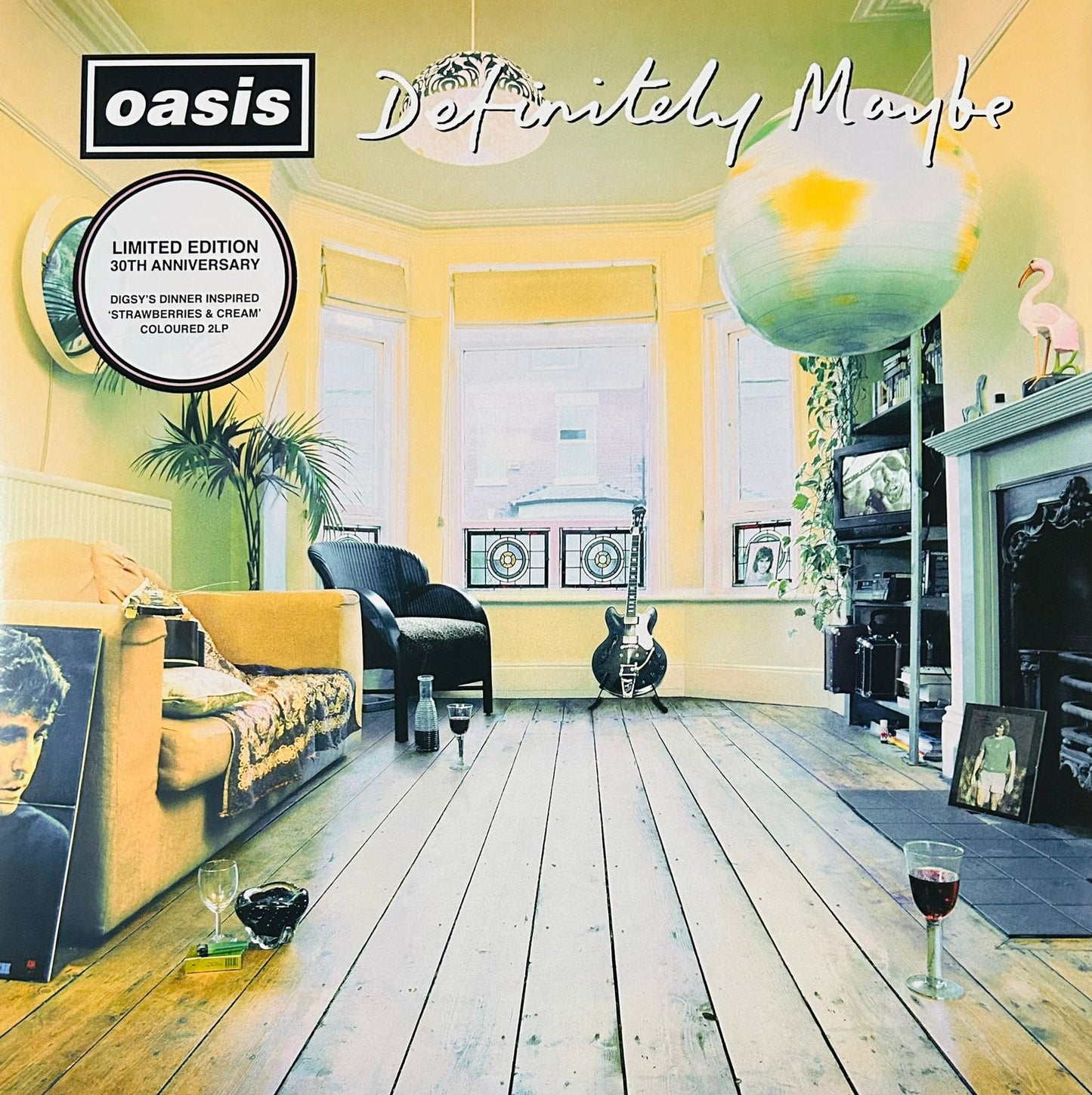 Oasis Definitely Maybe 30th Anniversary Rosa Pink 2 Lp Vinyl