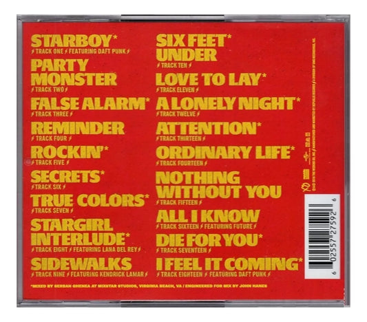 The Weeknd Starboy Disco Cd