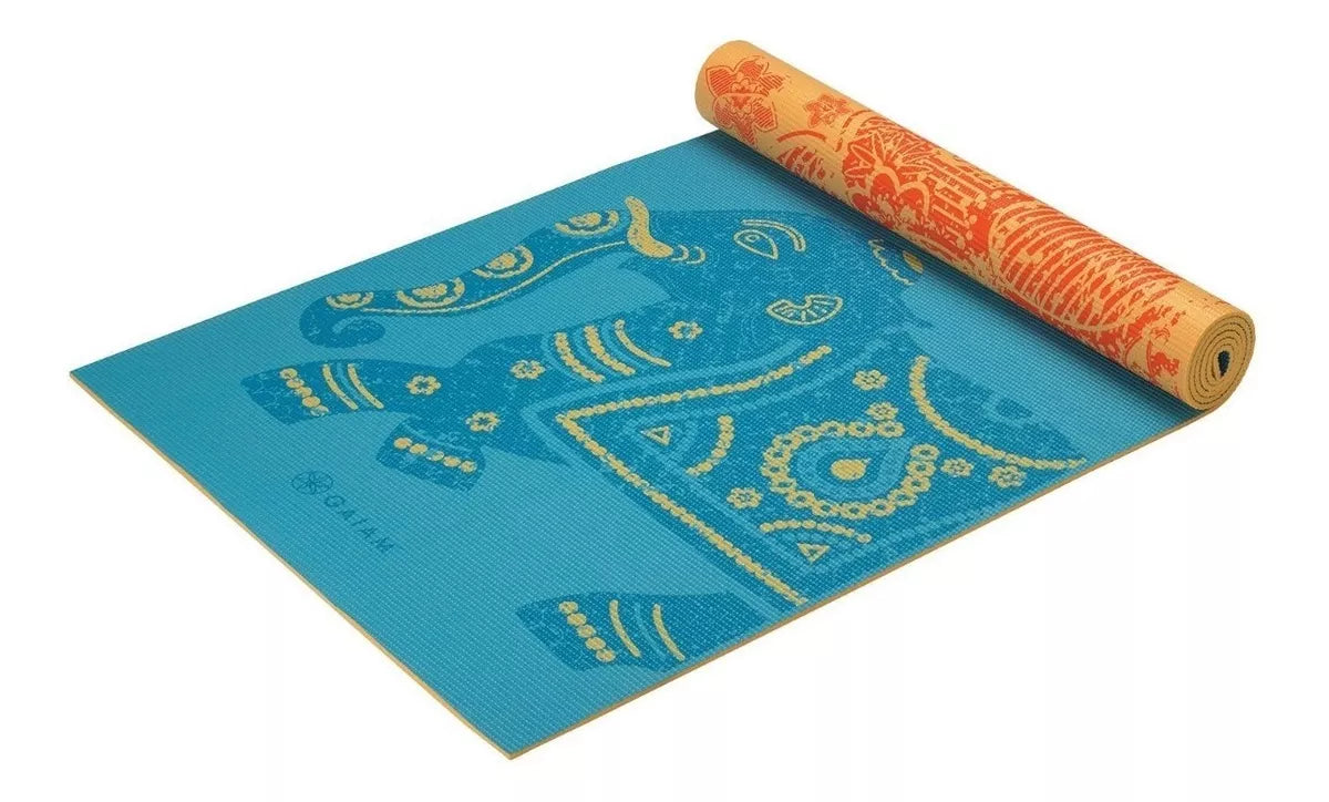 Tapete Para Yoga Gaiam Premium Reversible 5 Mm ( Elefante )